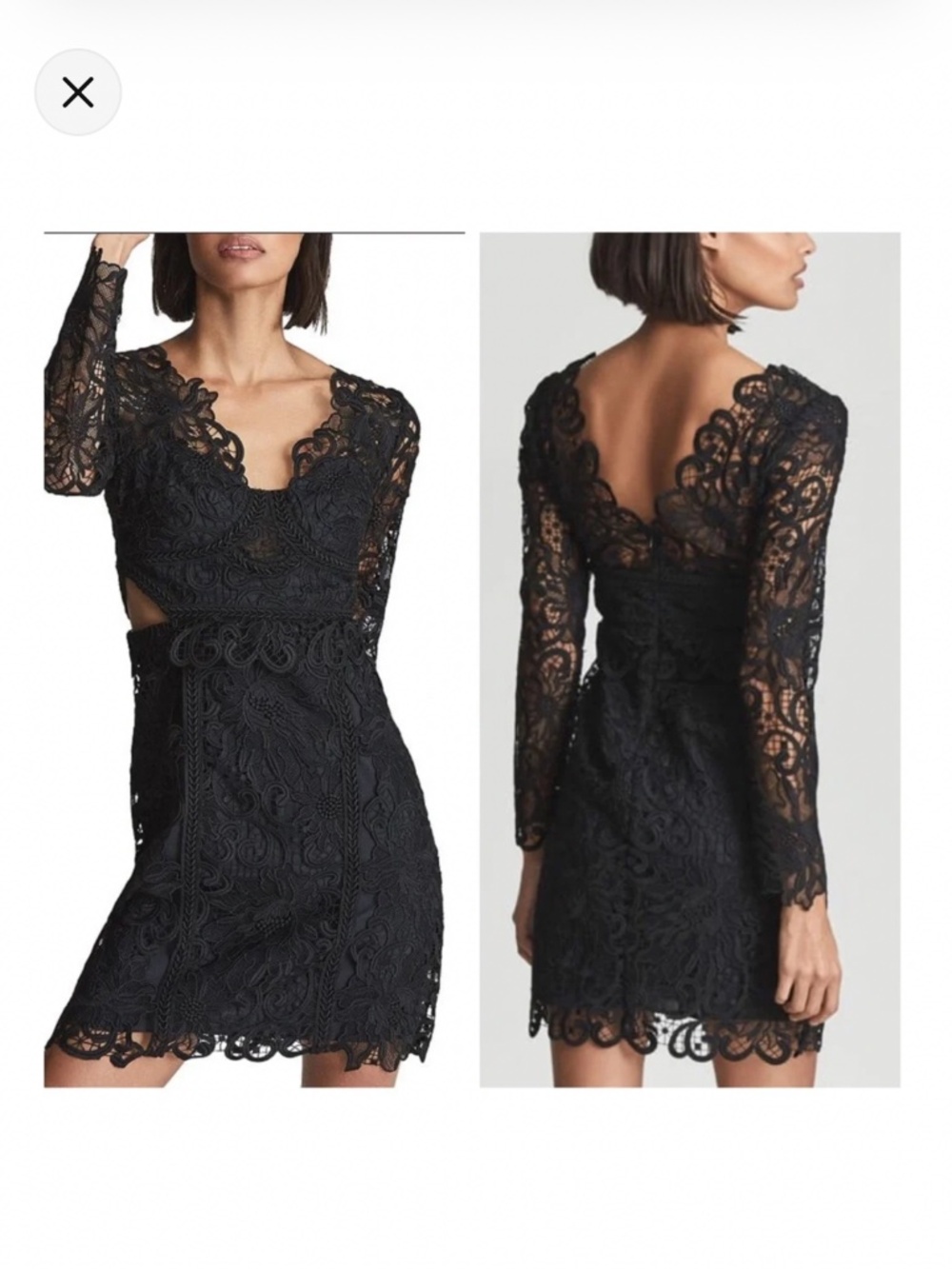 NWT Reiss Erica lace cut out sides dress Reiss • Size: 10 • Condition: NWT